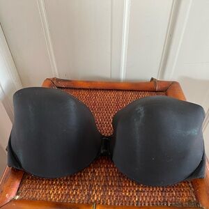 DKNY Classic Black Strapless Bra